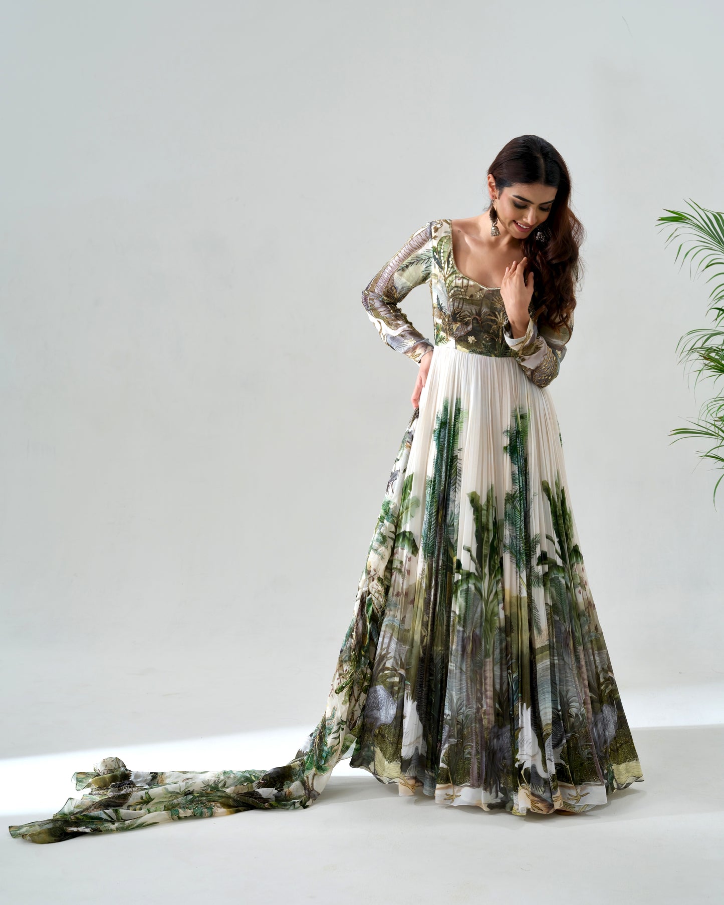 Enchanted Forest Anarkali Set