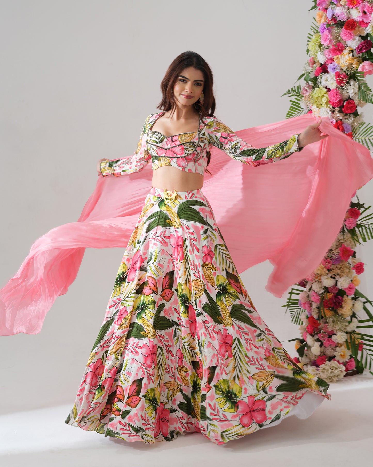 Tropical Bliss Lehenga Set