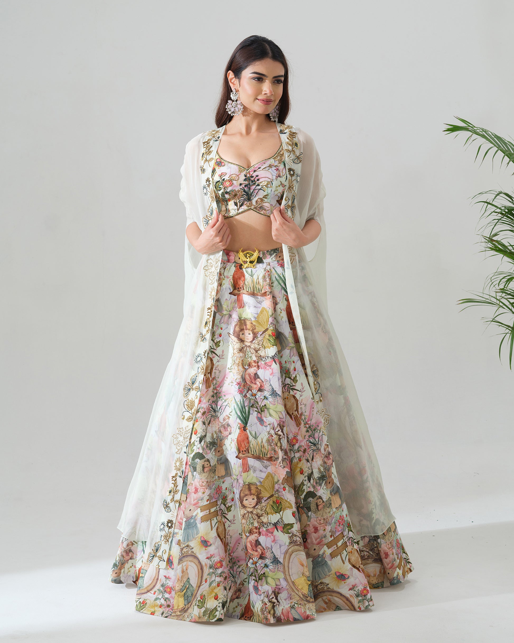 Whimsical Vintage-Inspired Lehenga Set