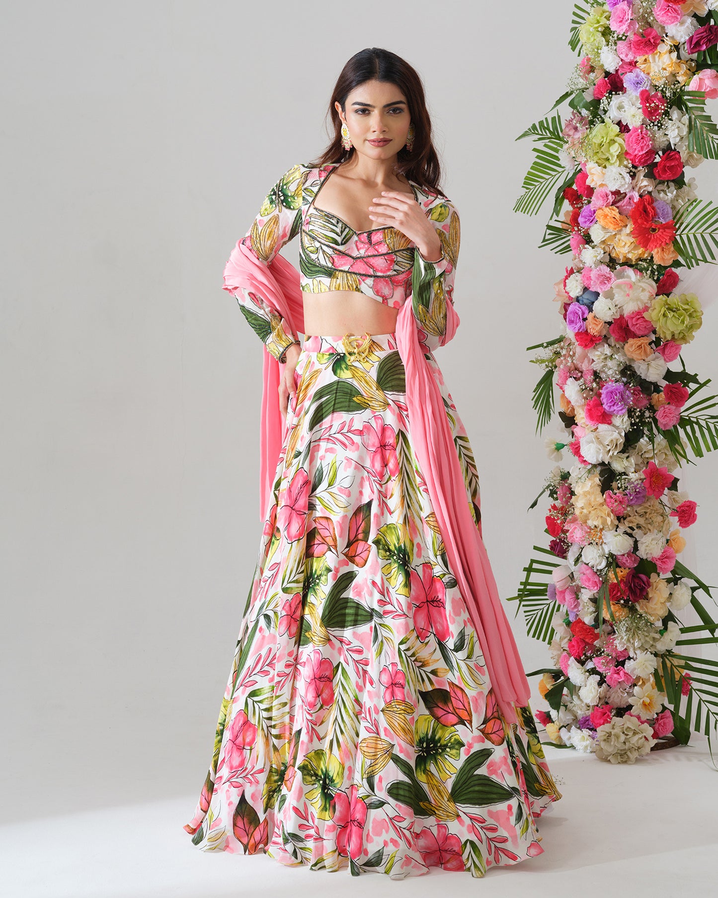 Tropical Bliss Lehenga Set