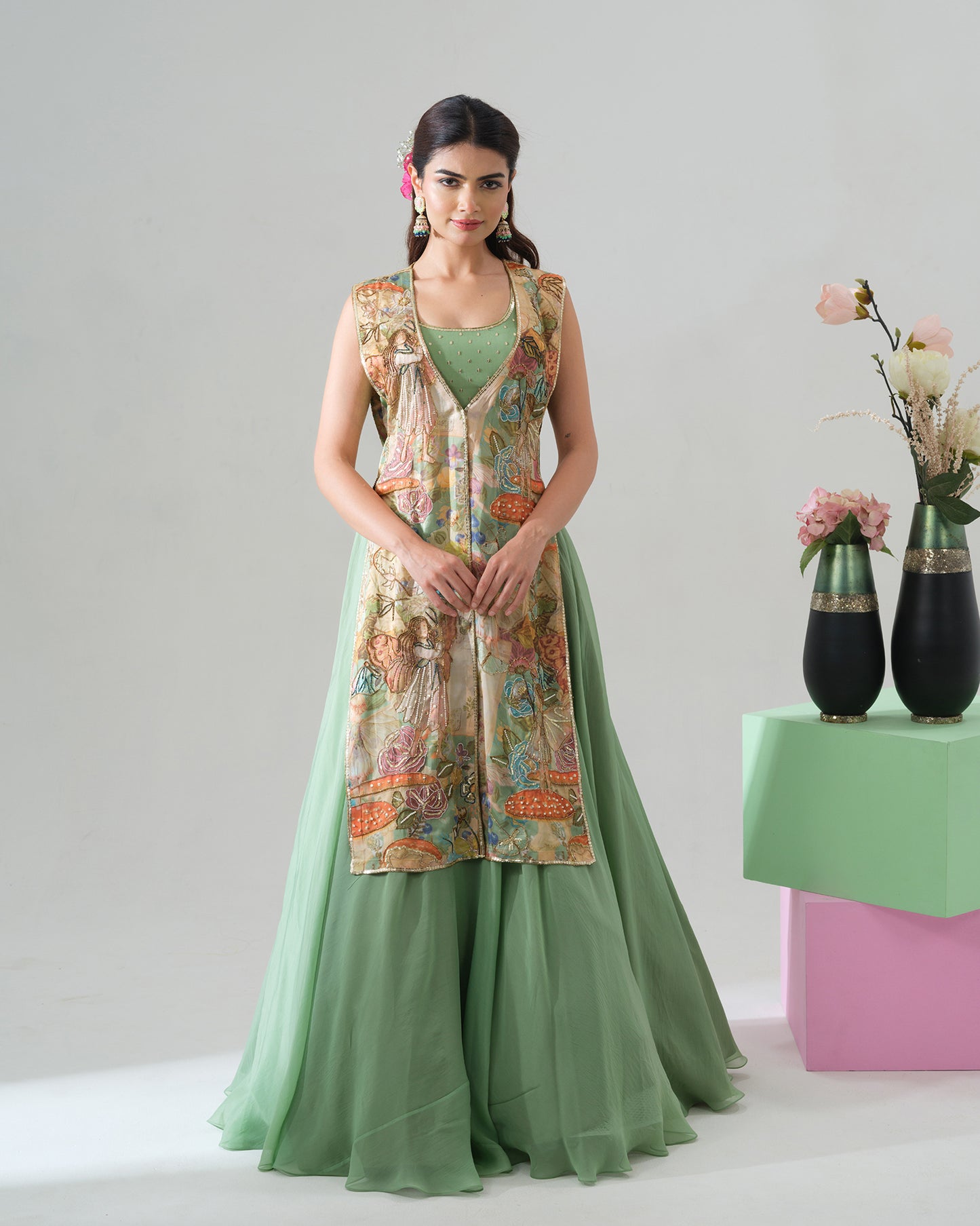 Sage Serenity Lehenga Set