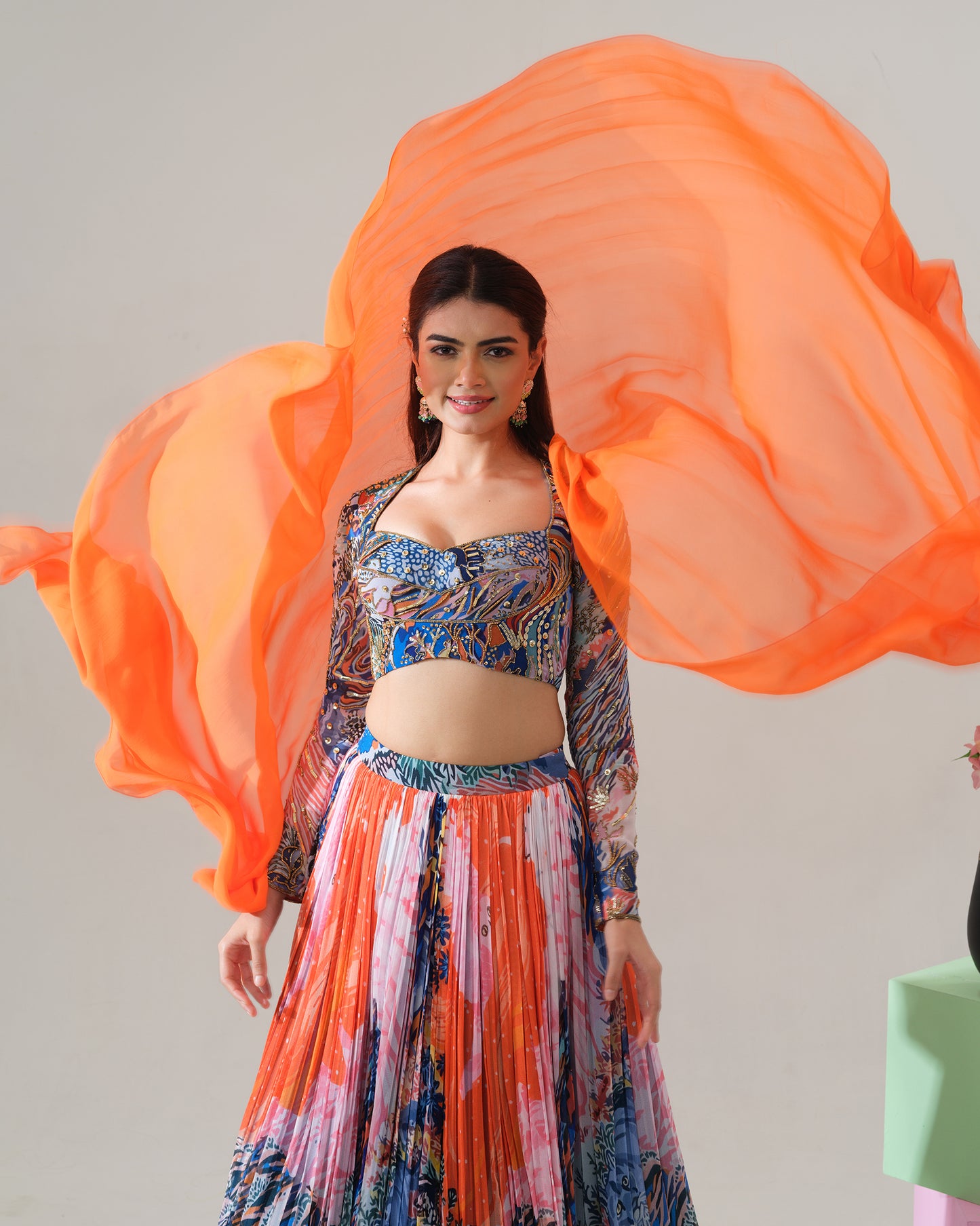 Sunset Bloom Lehenga Set