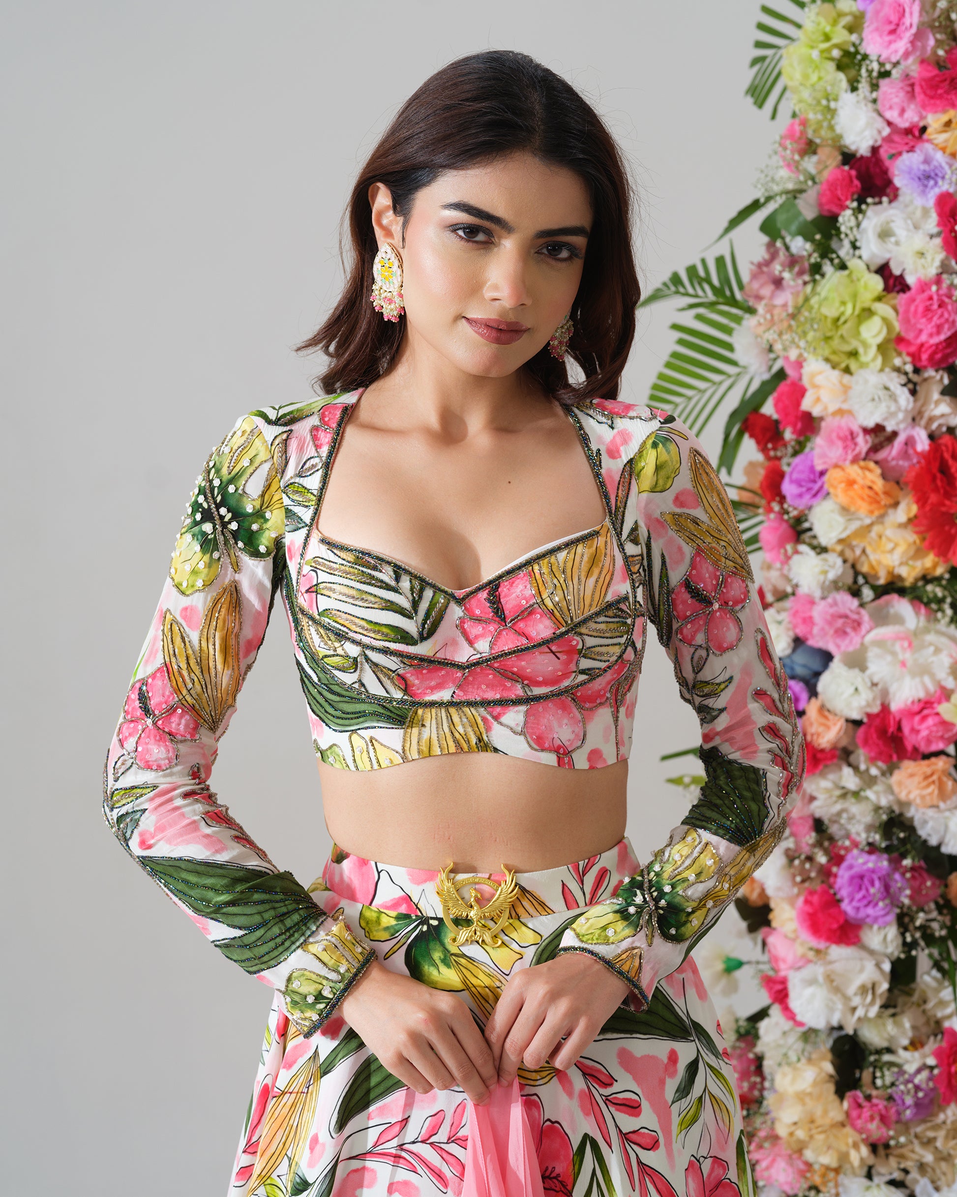 Tropical Bliss Lehenga Set