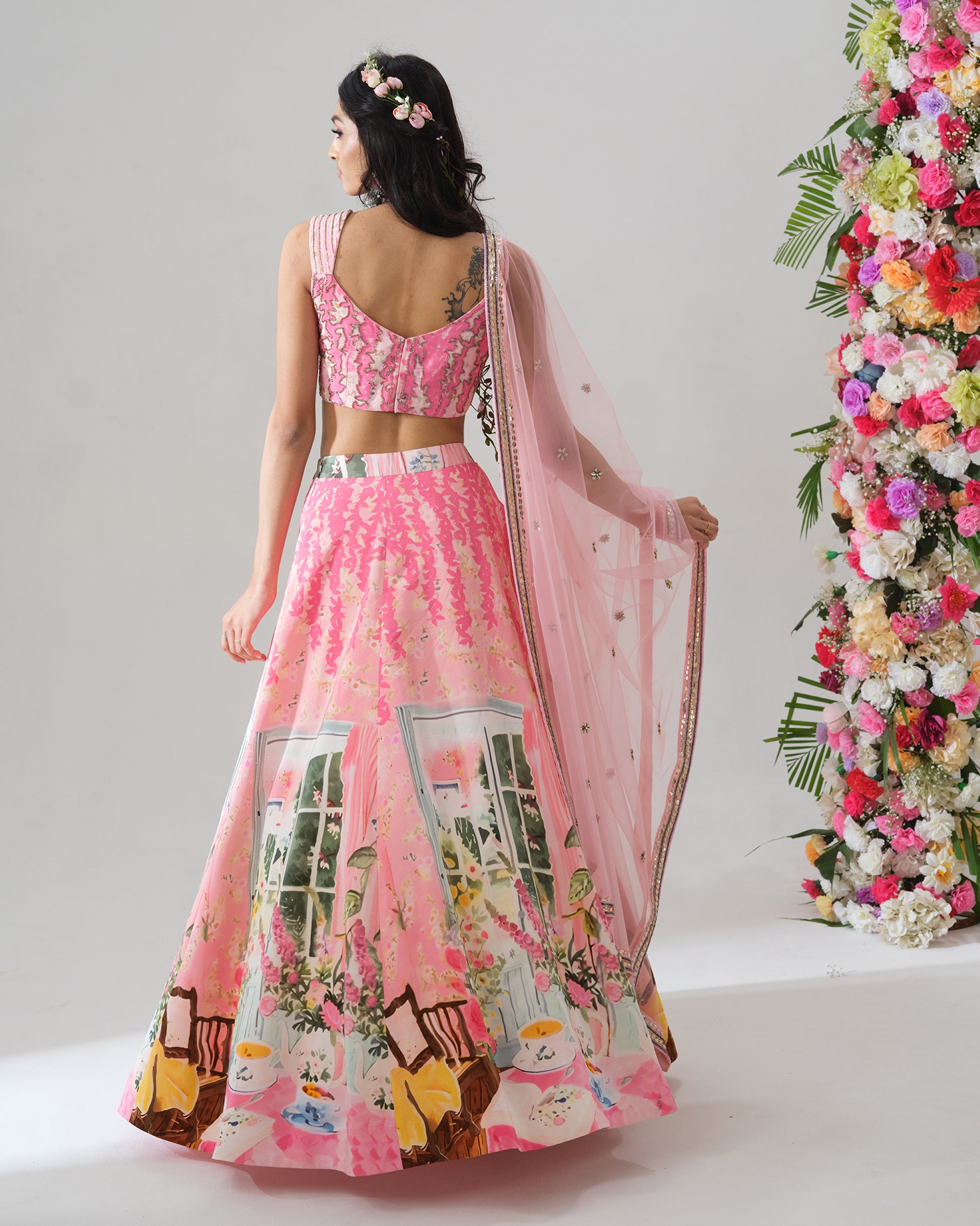 Blush Garden Lehenga Set