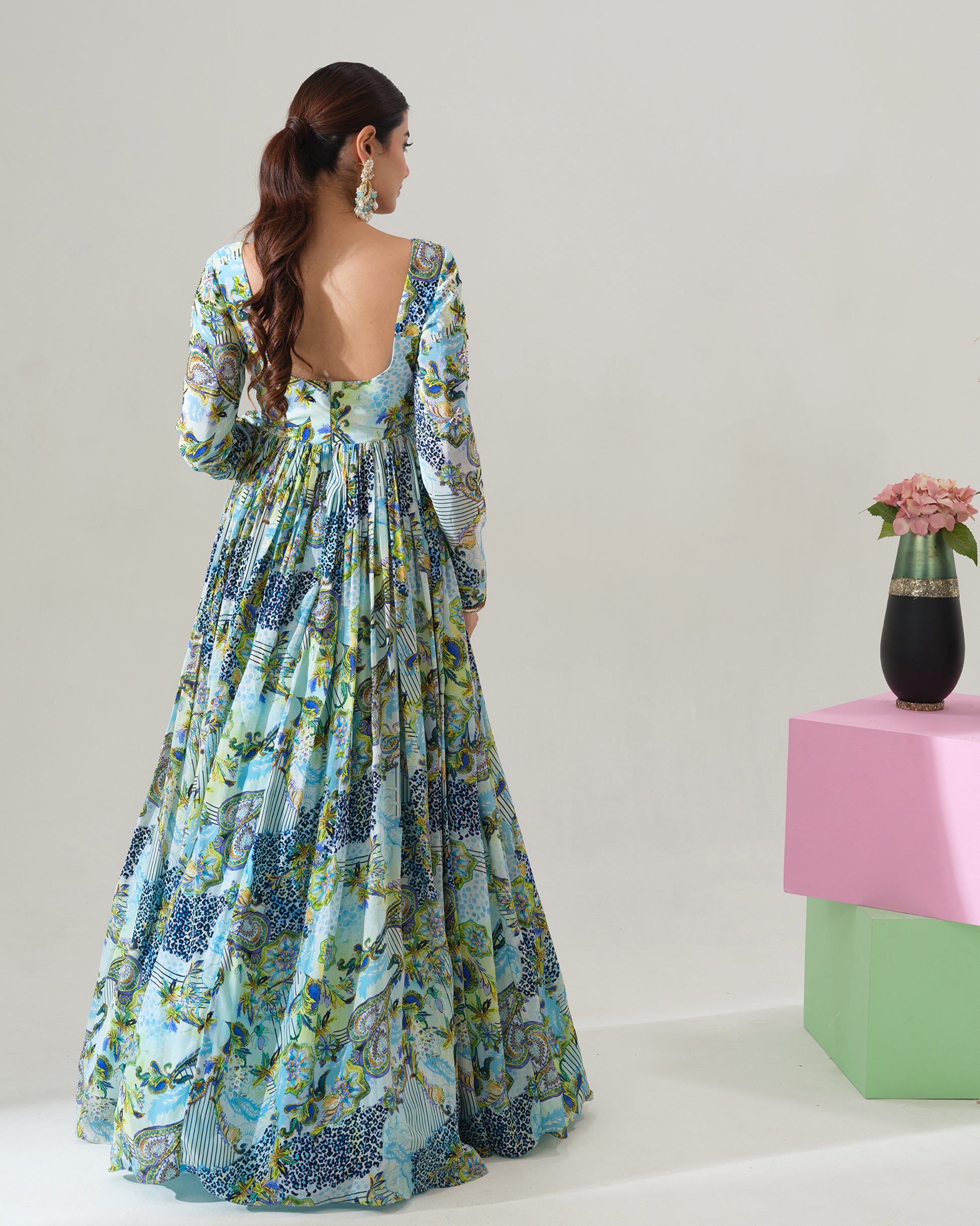 Serene Bloom Gown