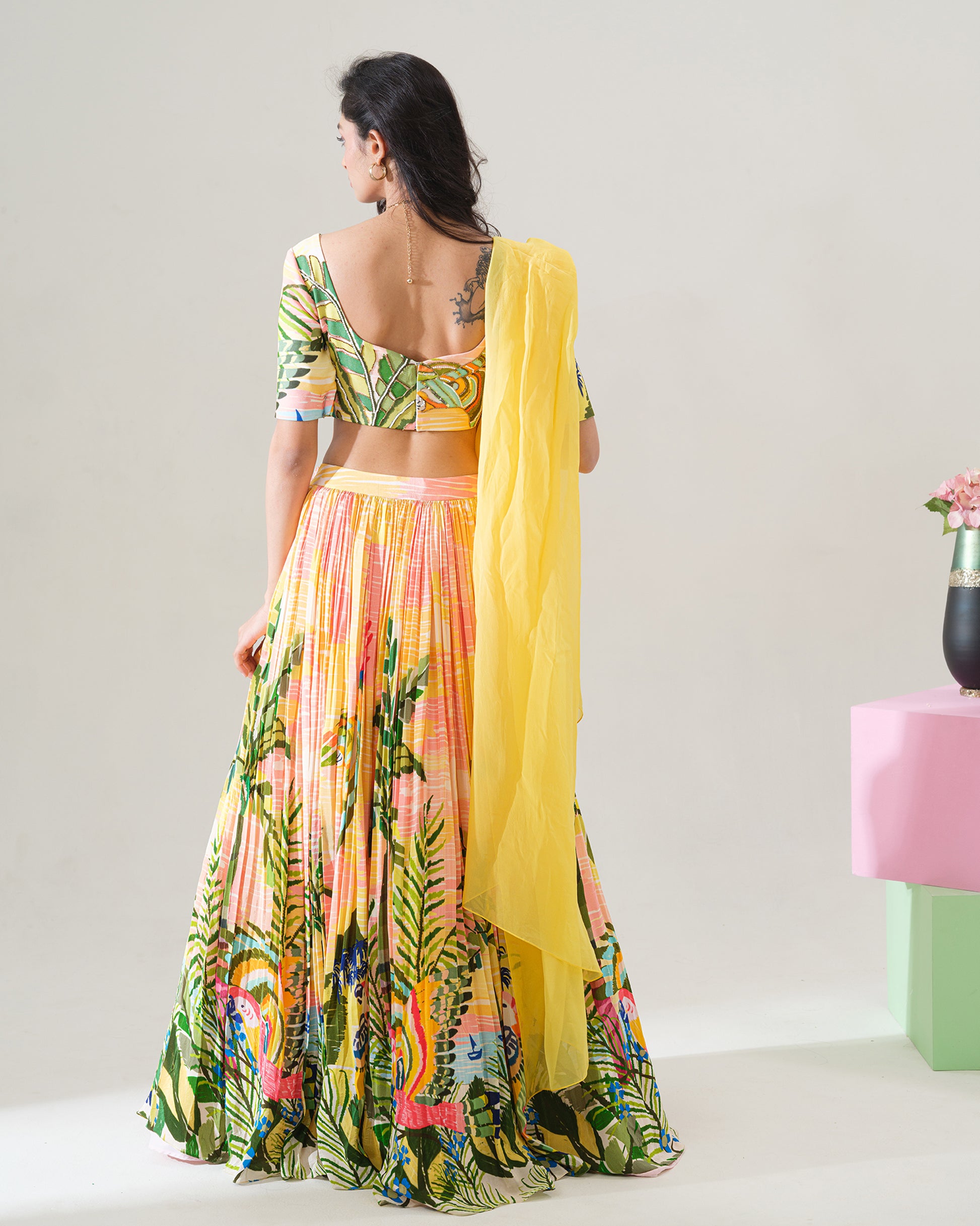 Sunlit Tropics Lehenga Set