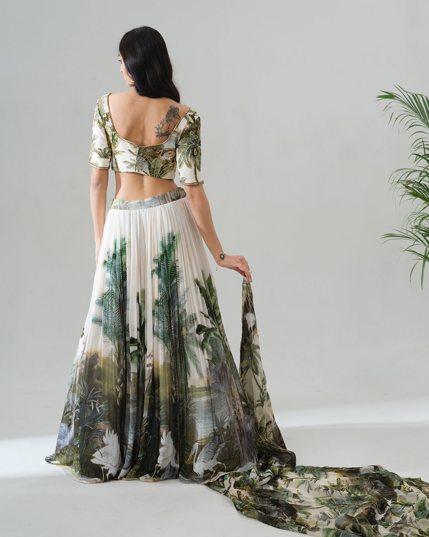 Enchanted Forest Lehenga Set